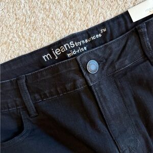 NEW, with tags, Maurices Black Denim Flex Jeggings